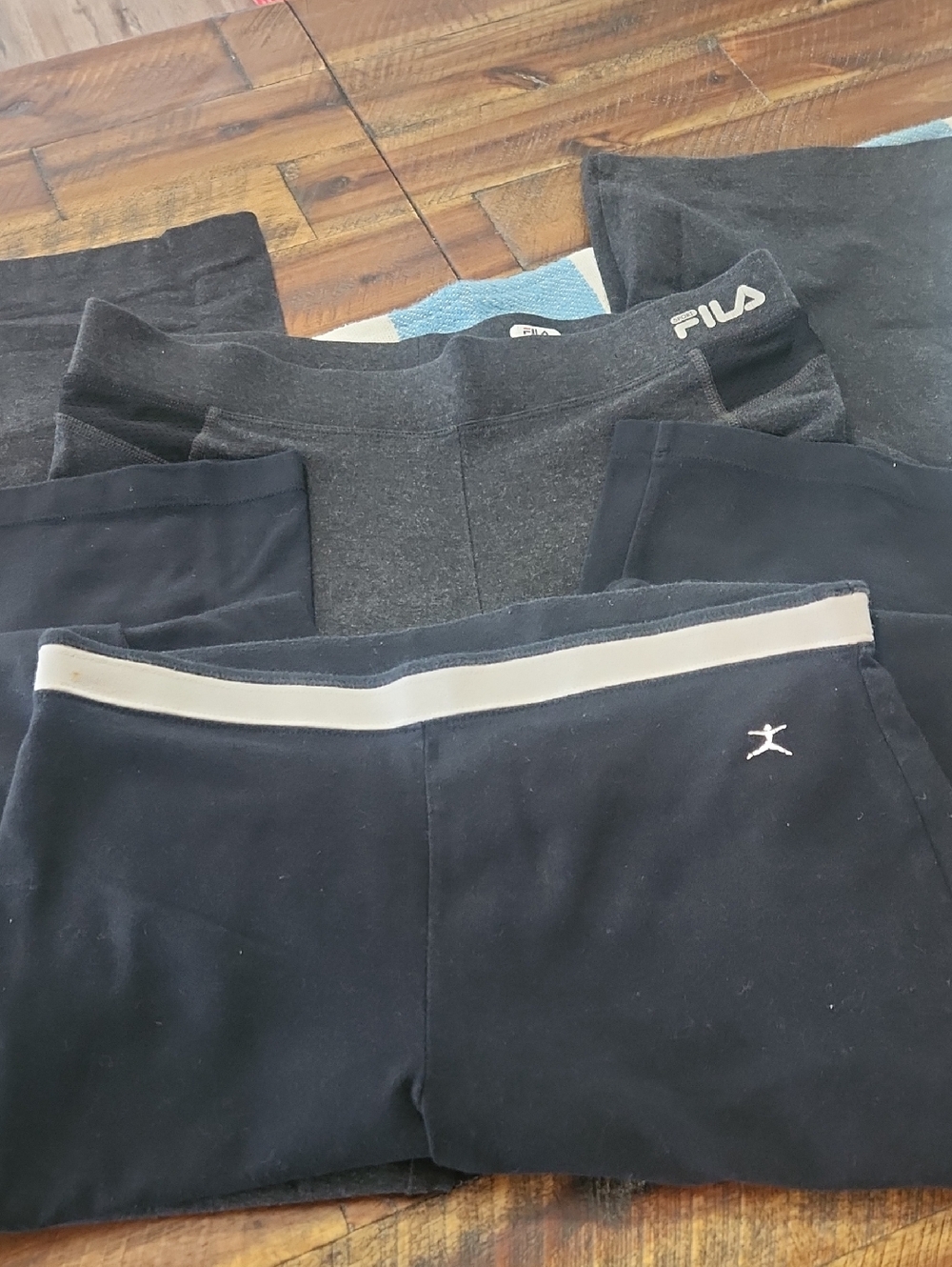 2 black joggers